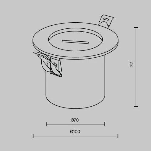 Комплектующие для текстильной подвесной системы Technical TRA130RSC-2B  фото 2